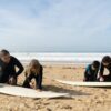 surf board beach