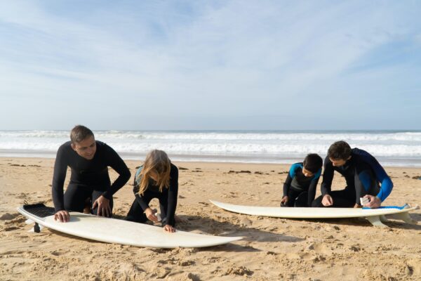 surf board beach